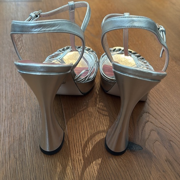 Gucci Silver Platform Heels- 39 Original packaging- never worn - Picture 4 of 10